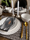 Grey Ikat Napkin- set of 4