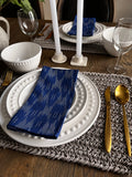 Royal Blue Ikat Napkin -Set of 4